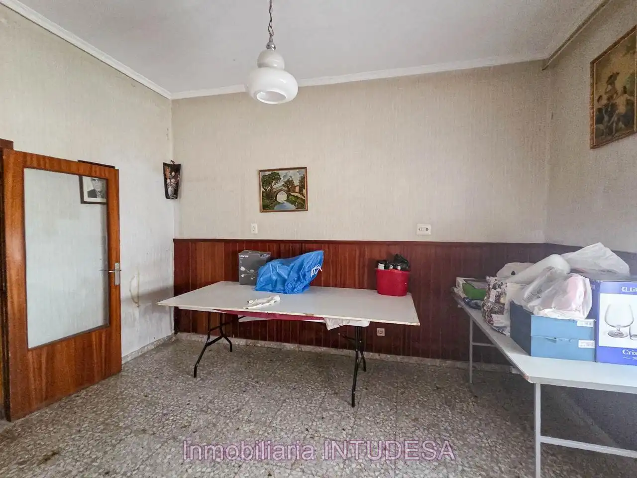 Dining room of Houses for sale in Fustiñana  with Heating, Terrace and Storage room
