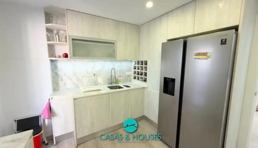 Kitchen of Apartments for sale in La Manga del Mar Menor  with Air Conditioner, Heating and Terrace