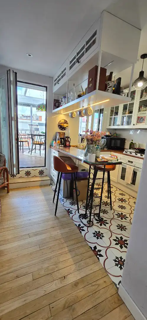 Cocina de Ático en venta en Madrid con Aire acondicionado, Calefacción y Parquet