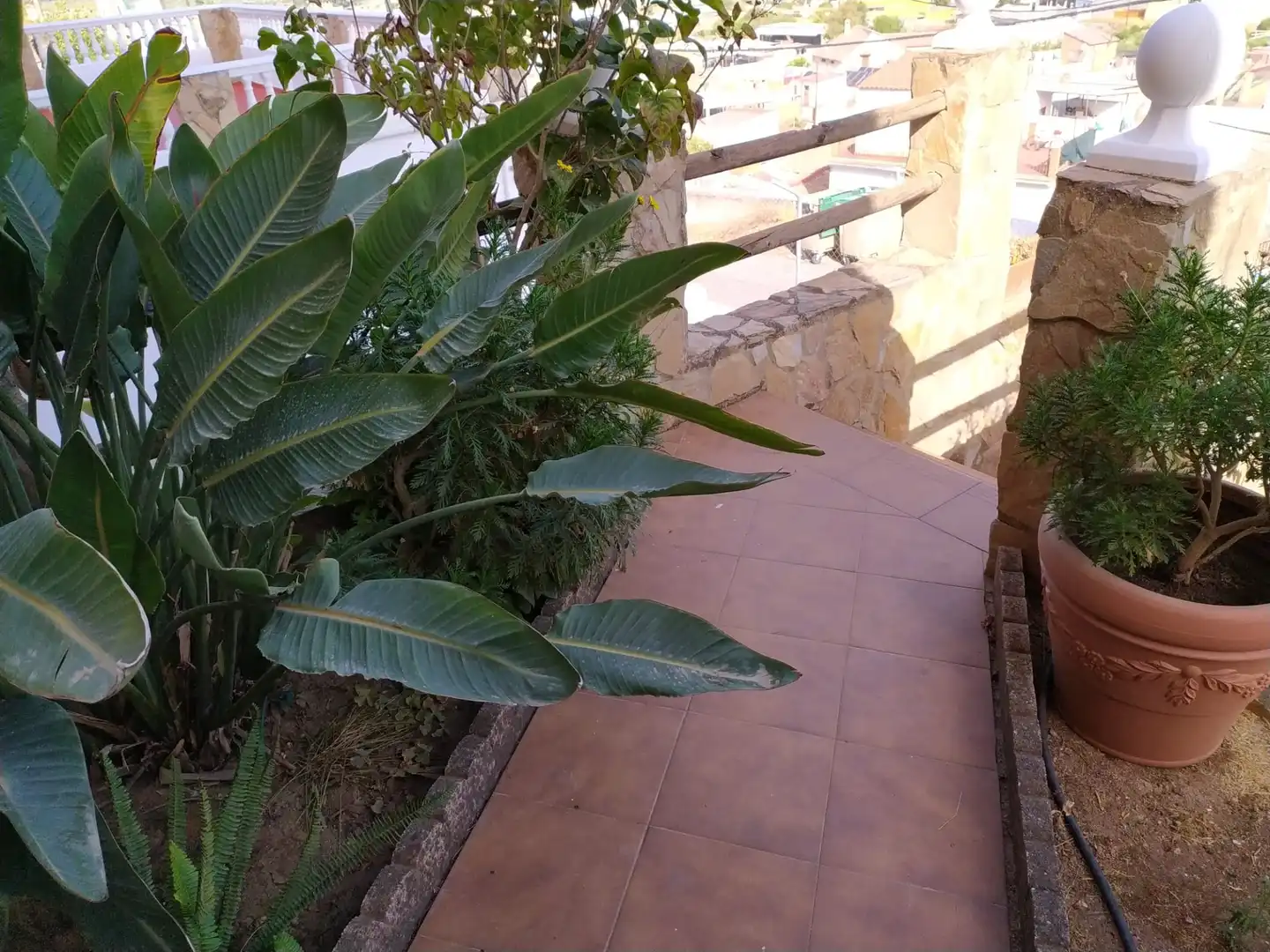 Jardí de Casa o xalet en venda en Villanueva del Río y Minas amb Aire condicionat, Jardí privat i Terrassa
