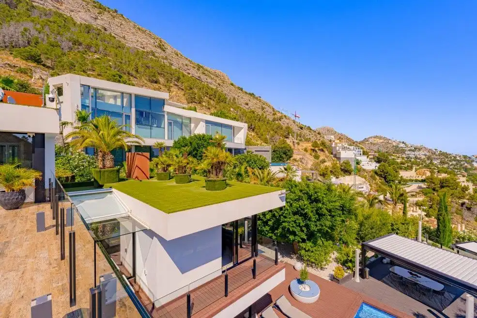 Vista exterior de Casa o chalet en venta en Altea con Aire acondicionado, Calefacción y Jardín privado