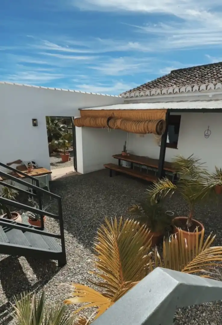 Terrasse von Country house zum Verkauf in Álora mit Klimaanlage, Heizung und Privatgarten