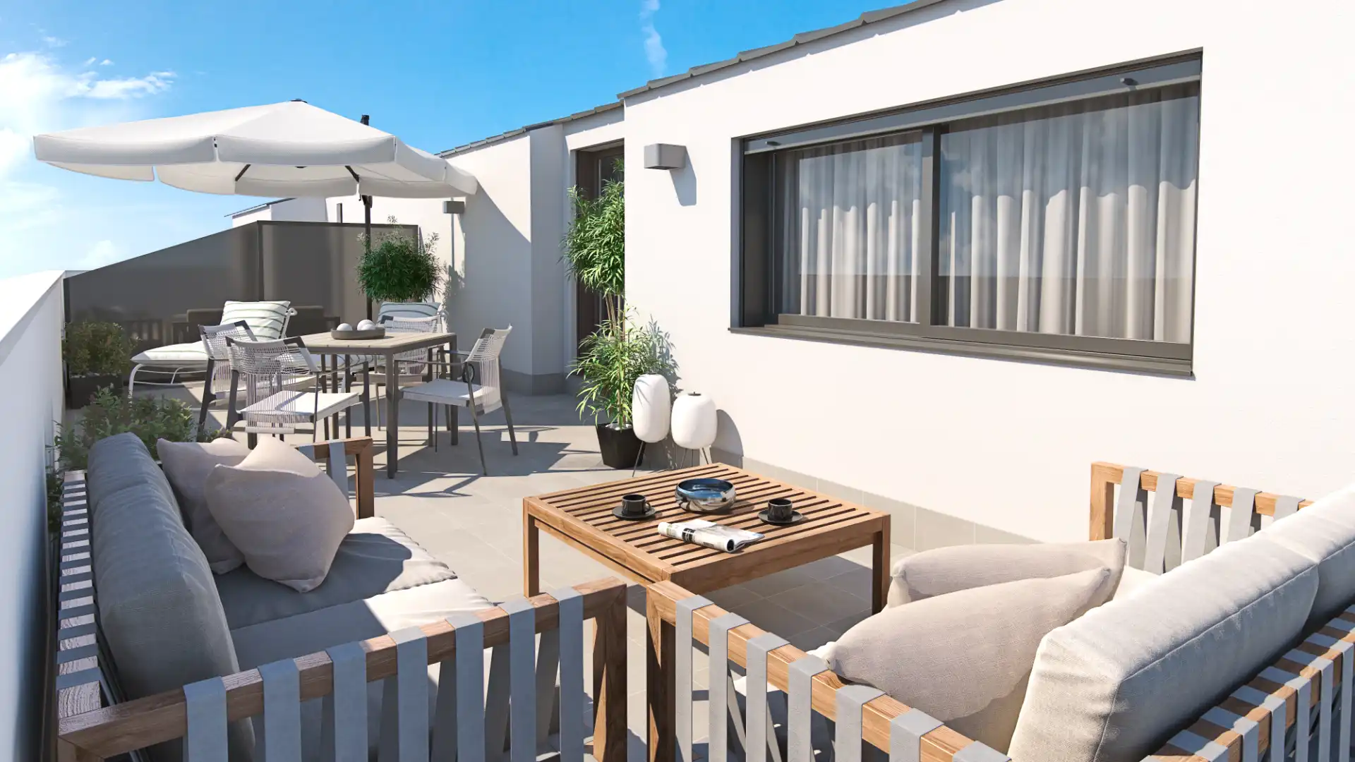 Neubau-Maisonette mit Pool zum Verkauf in Avinguda de Jacquard 73, imagen 6
