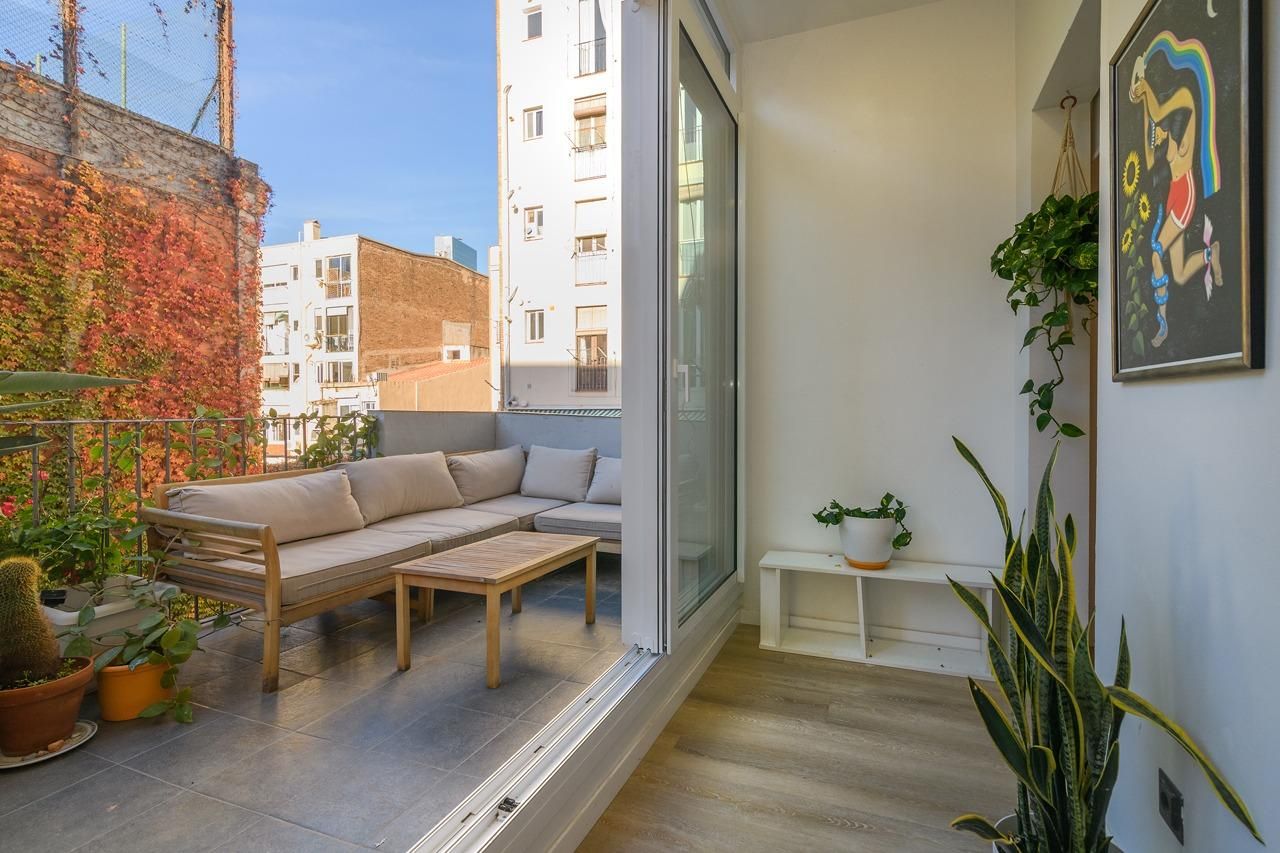 Balcony of Flat to rent in  Barcelona Capital  with Terrace and Balcony