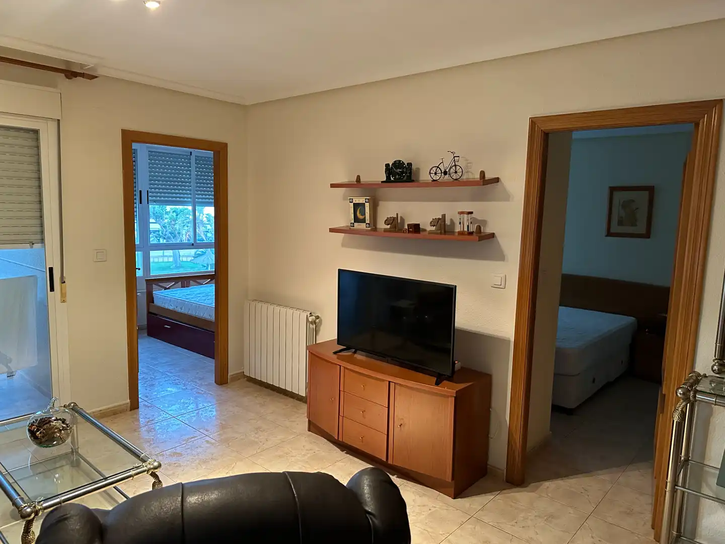 Sala d'estar de Pis de lloguer en Alicante / Alacant amb Aire condicionat, Calefacció i Terrassa