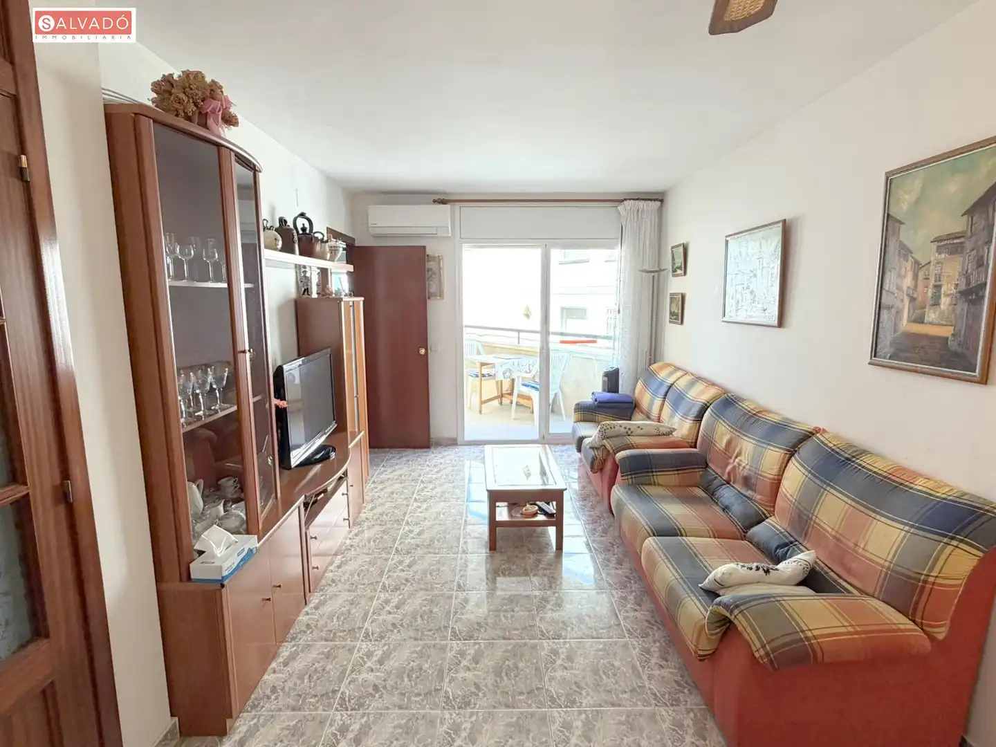 Living room of Flat for sale in Cunit  with Air Conditioner, Heating and Storage room