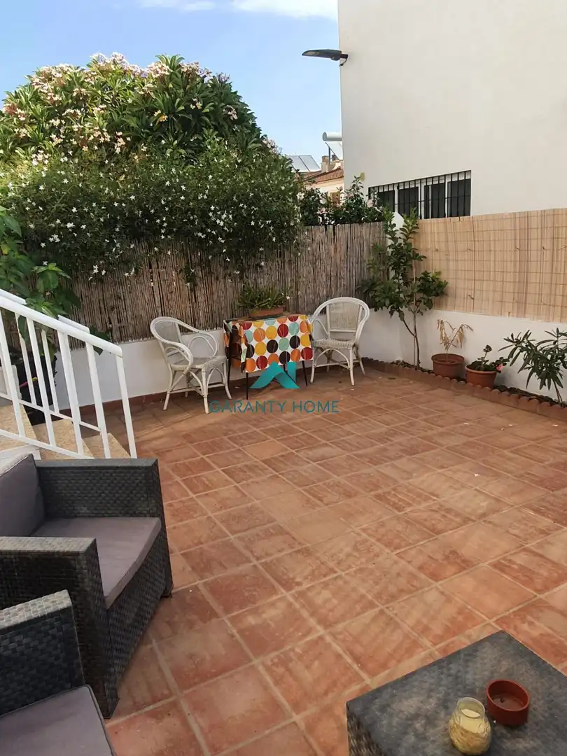 Terraza de Casa adosada en venta en Algarrobo con Aire acondicionado, Jardín privado y Terraza