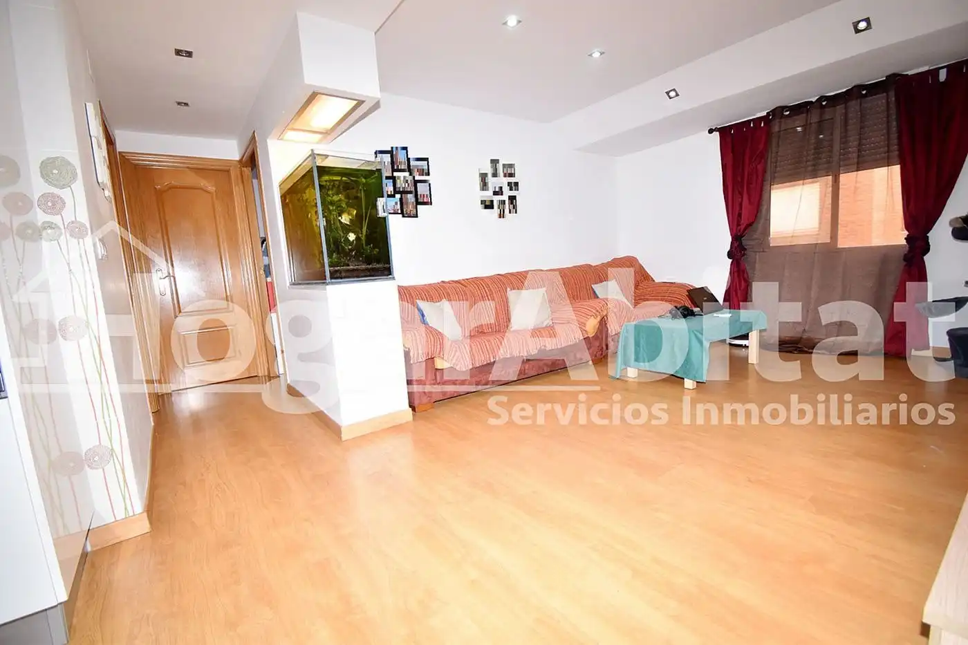 Wohnzimmer von Wohnung zum Verkauf in Xirivella mit Klimaanlage, Parkett und Balkon