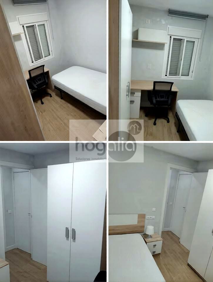 Bedroom of Flat for share in  Sevilla Capital  with Air Conditioner and Furnished