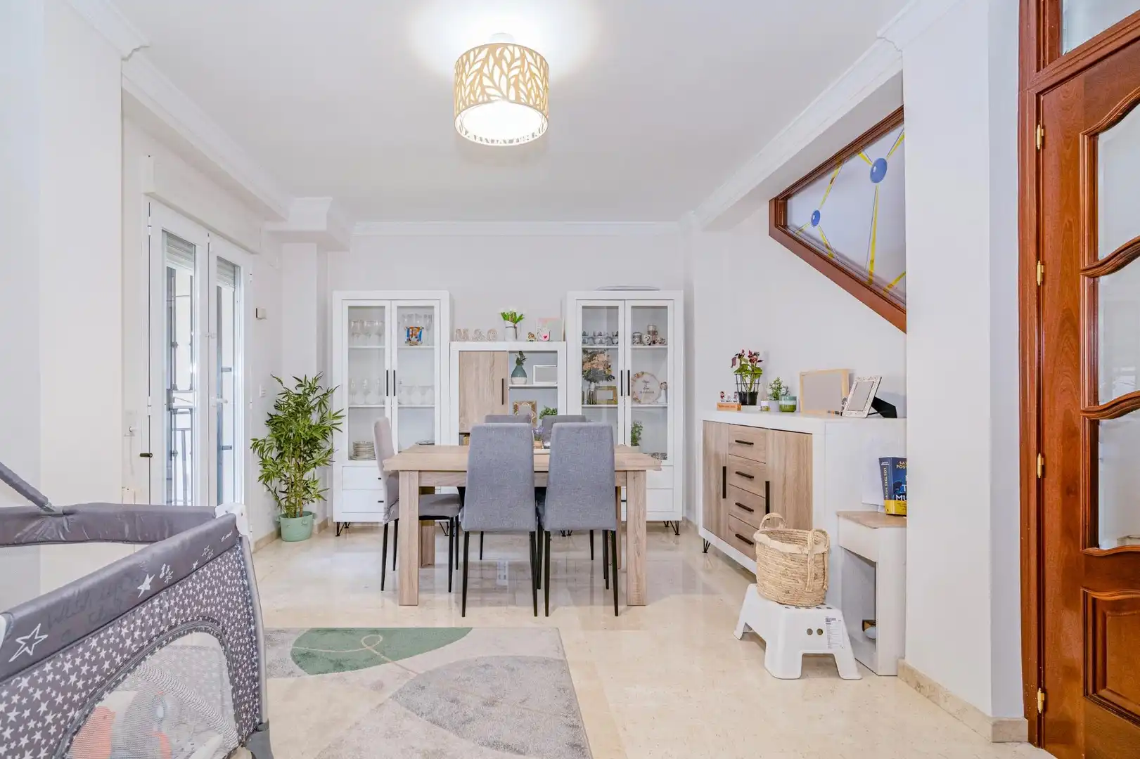 Comedor de Casa adosada en venta en Armilla con Aire acondicionado, Calefacción y Jardín privado