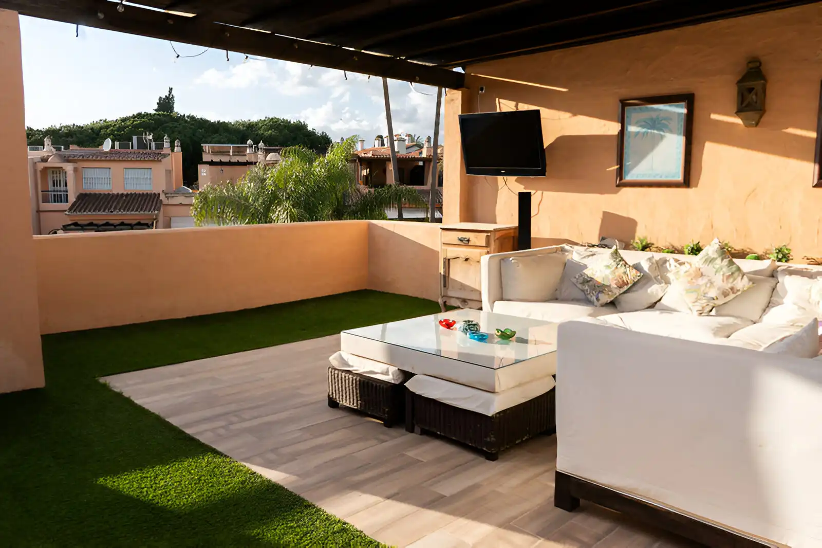 Terraza de Casa adosada en venta en Marbella con Aire acondicionado, Terraza y Piscina
