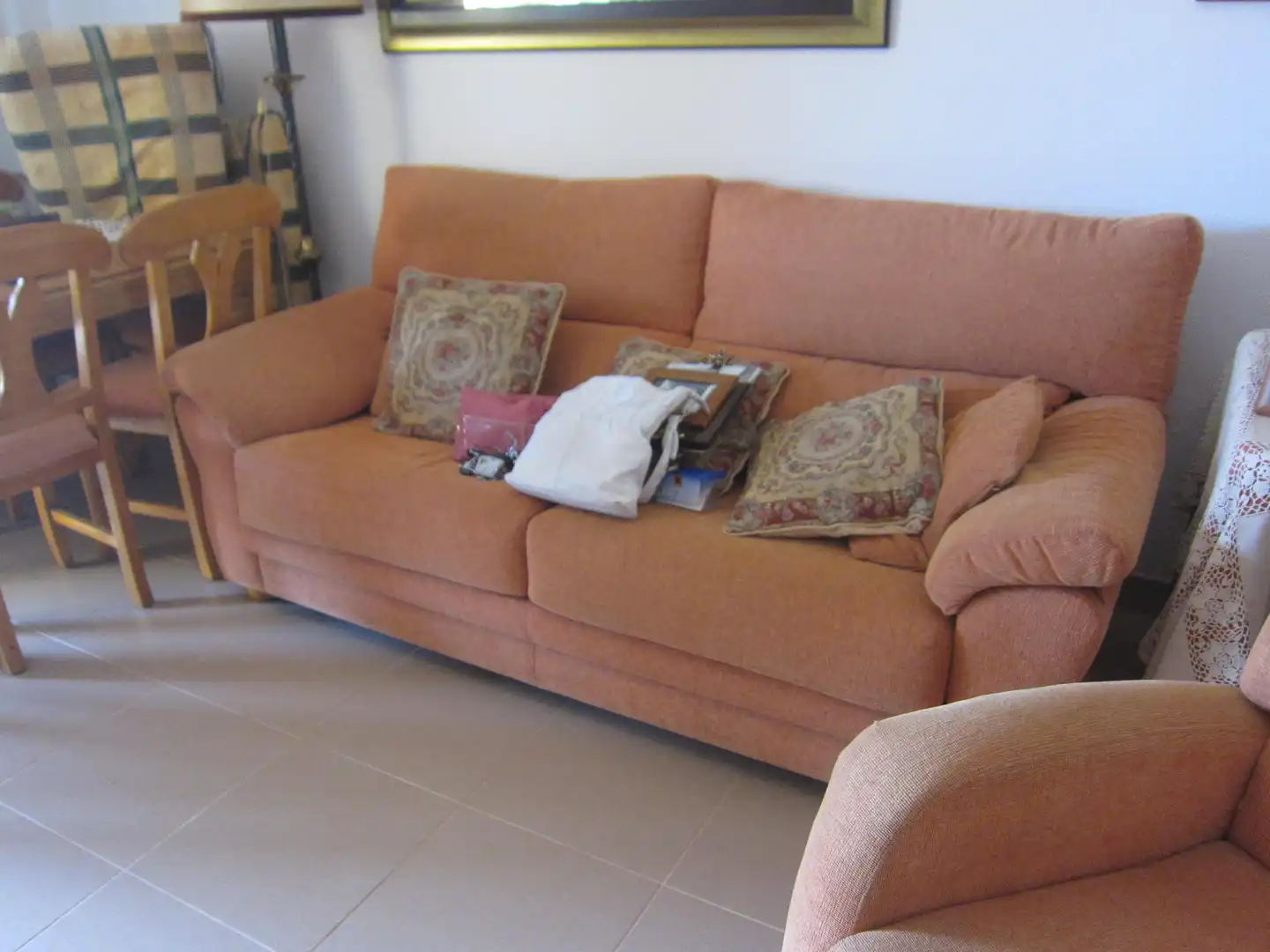 Sala de estar de Apartamento de alquiler en Moncofa con Terraza y Amueblado
