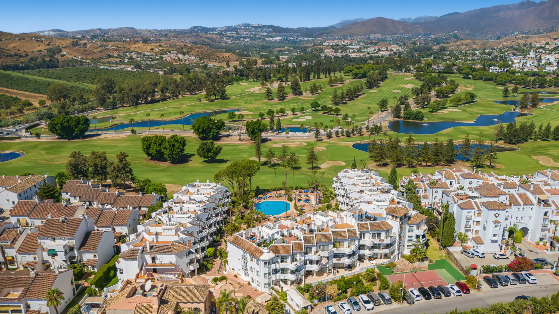 Exterior view of Ground floor for sale in Mijas  with Air Conditioner, Terrace and Swimming Pool