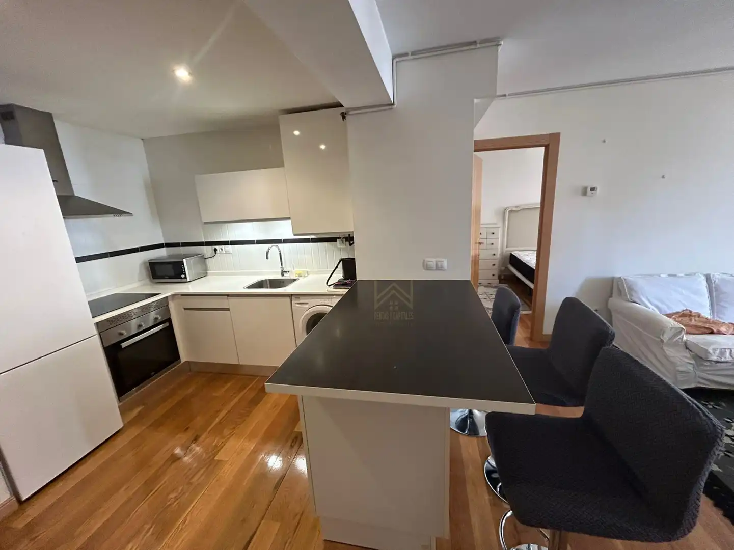 Kitchen of Flat for rent in Torrelavega   with Heating and Storage room