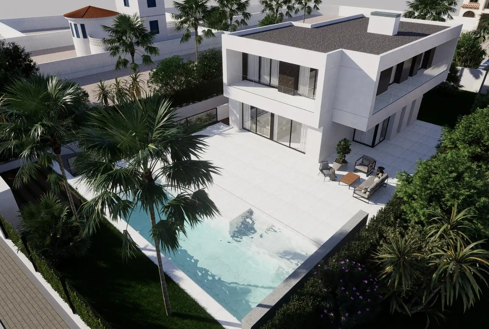 Chalet con terraza en venta en Orihuela Costa