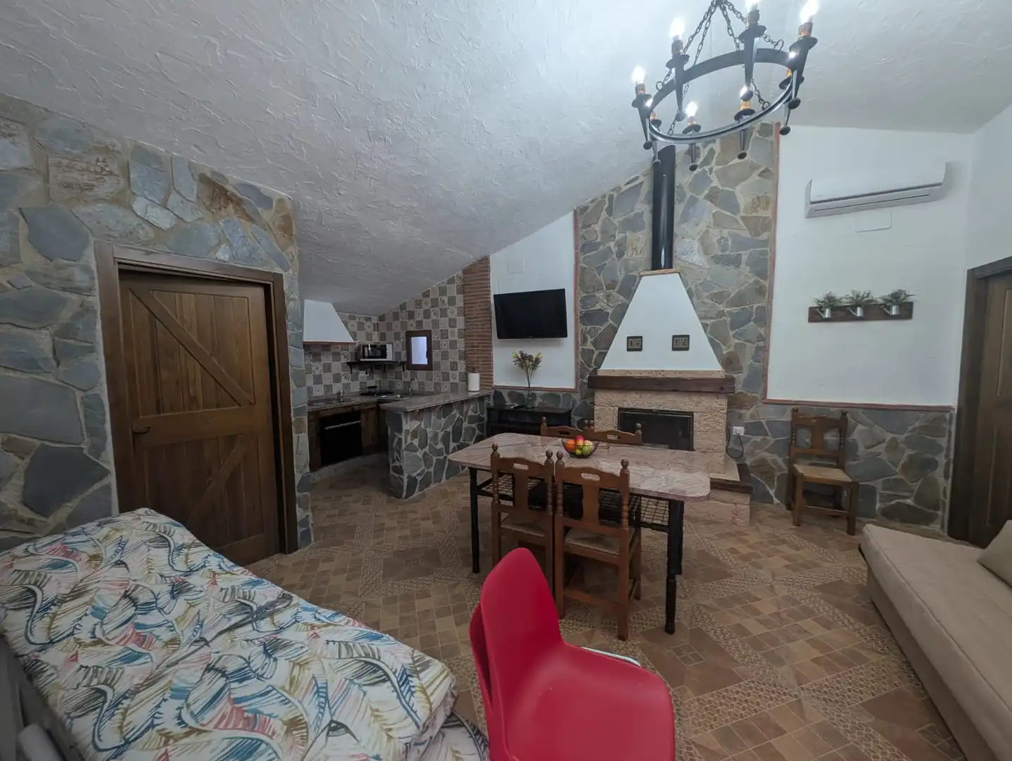 Wohnzimmer von Country house zum Verkauf in Alcaudete mit Klimaanlage, Privatgarten und Schwimmbad