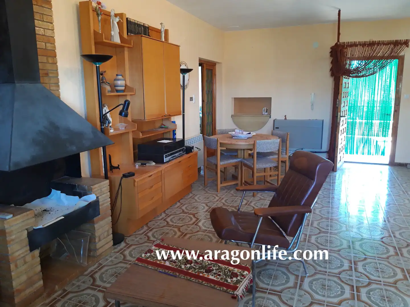 Living room of Houses for sale in Maella  with Heating, Private garden and Terrace