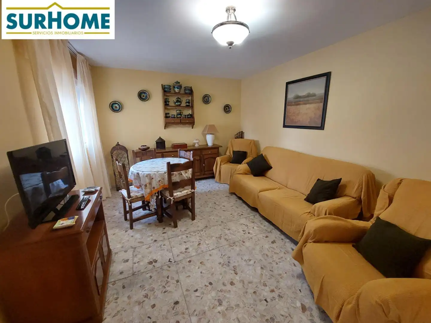 Sala d'estar de Finca rústica de lloguer en Algeciras