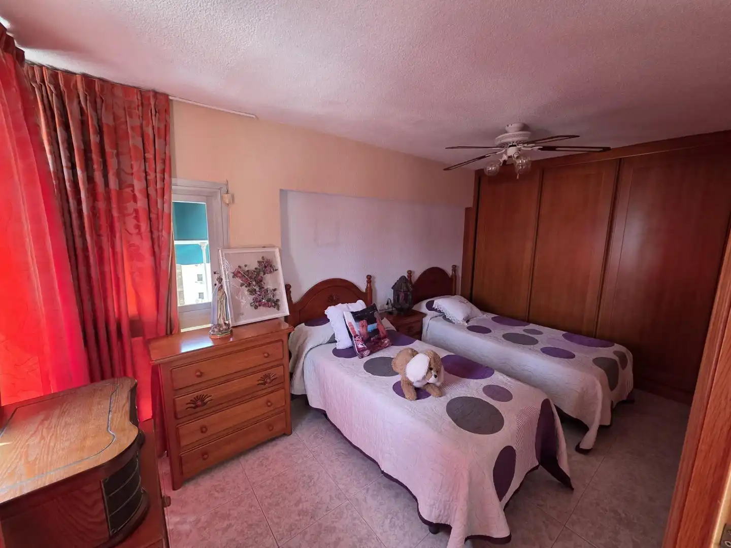 Bedroom of Flat for sale in Benidorm  with Private garden, Furnished and Community pool