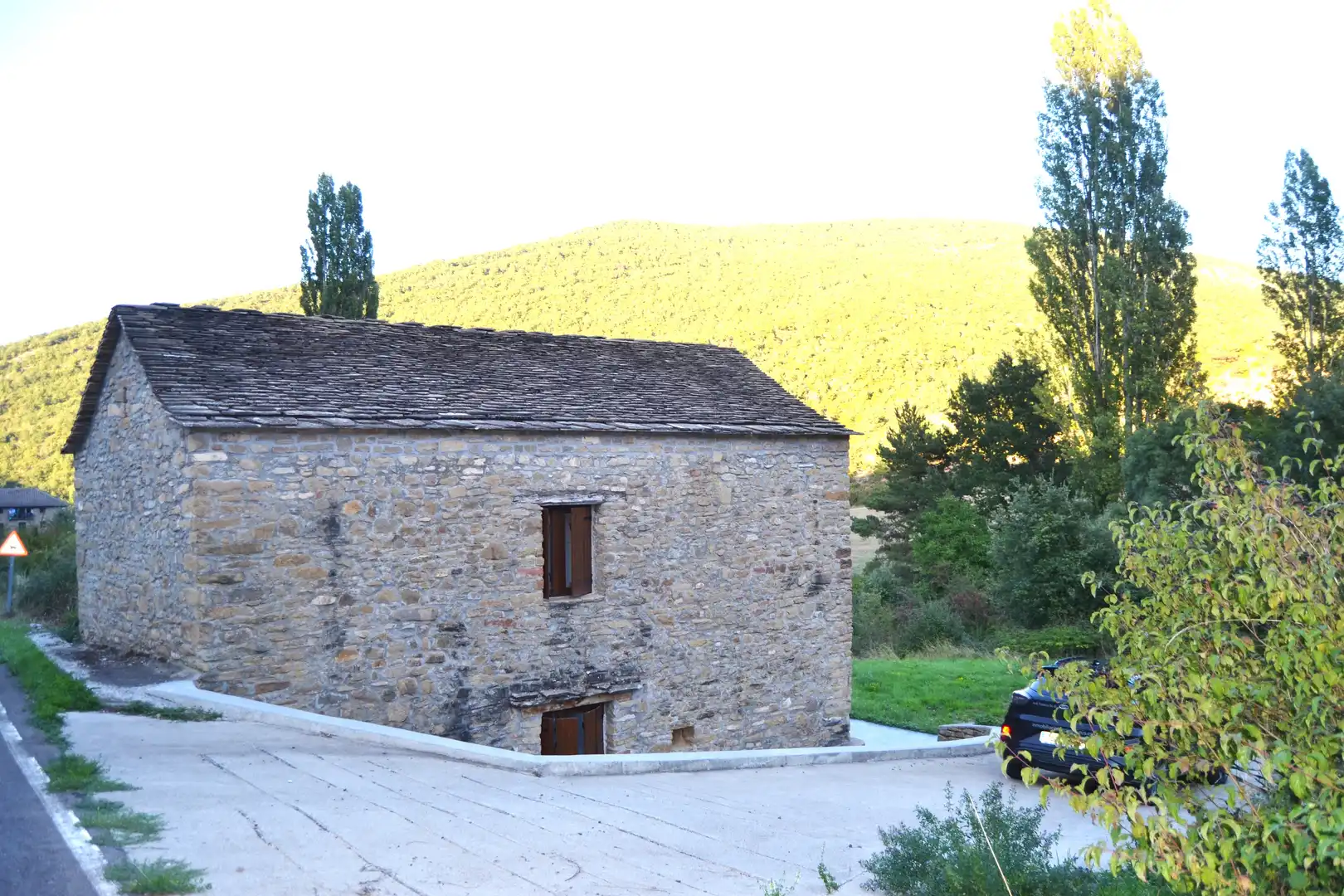 Vista exterior de Casa o chalet en venta en Santa Cruz de la Serós con Jardín privado y Parquet