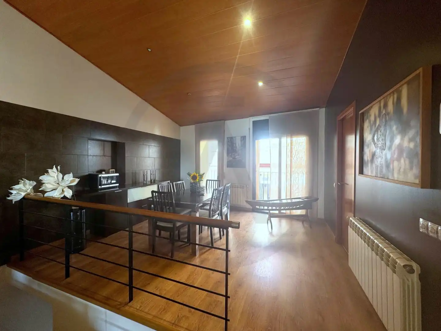 Esszimmer von Wohnung zum Verkauf in Matadepera mit Heizung, Parkett und Terrasse