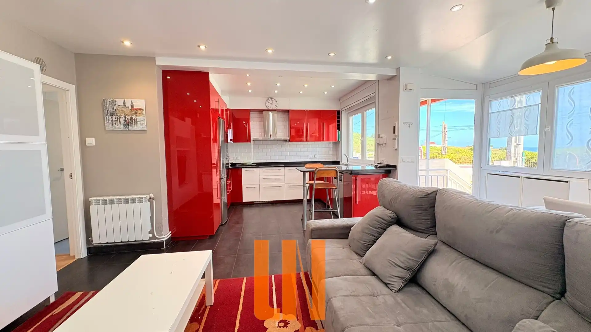 Cocina de Casa o chalet en venta en Arteixo con Calefacción, Jardín privado y Parquet