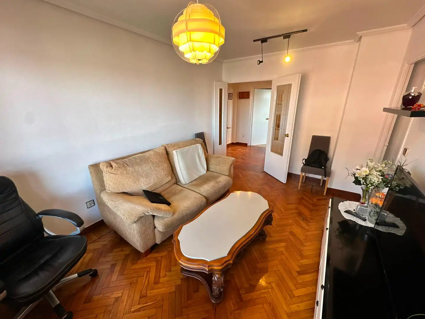 Sala de estar de Piso en venta en Santander con Terraza