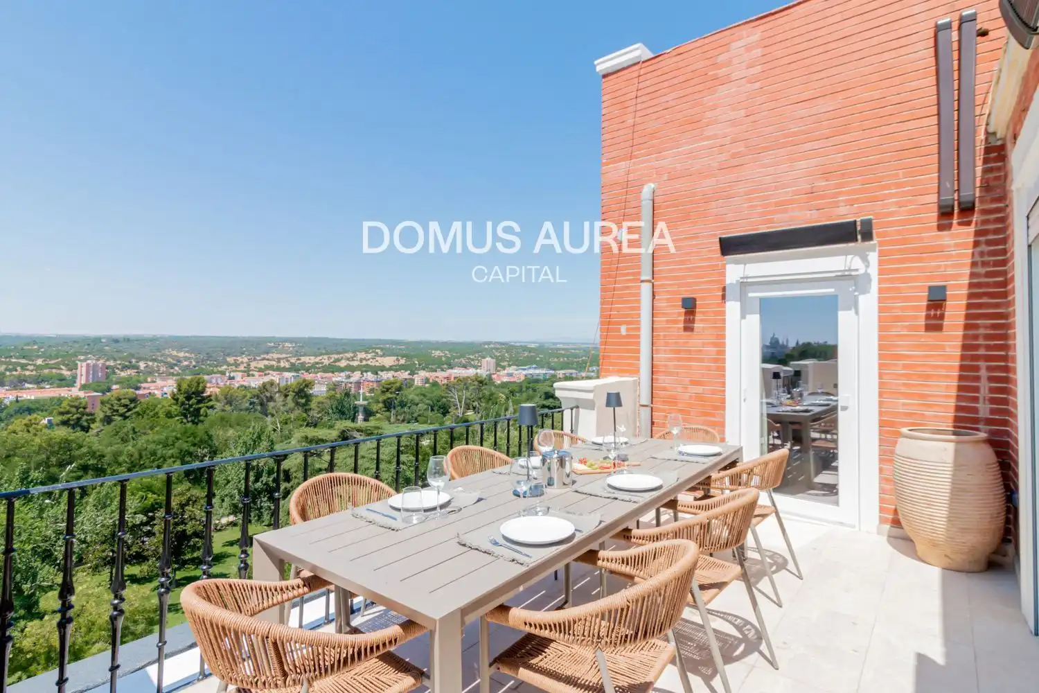 Terrace of Attic for rent in Madrid  with Air Conditioner, Heating and Parquet flooring