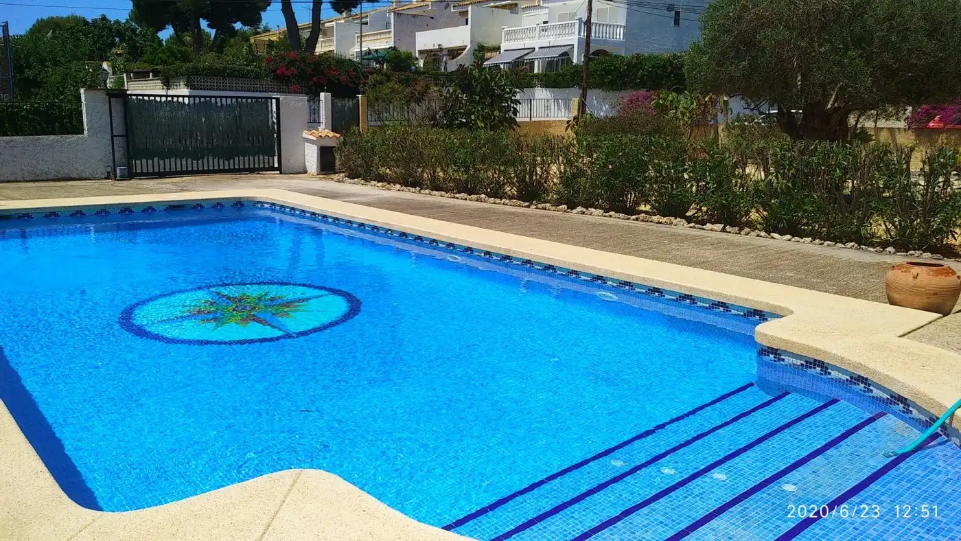 Swimming pool of Houses for sale in La Nucia  with Private garden, Terrace and Storage room