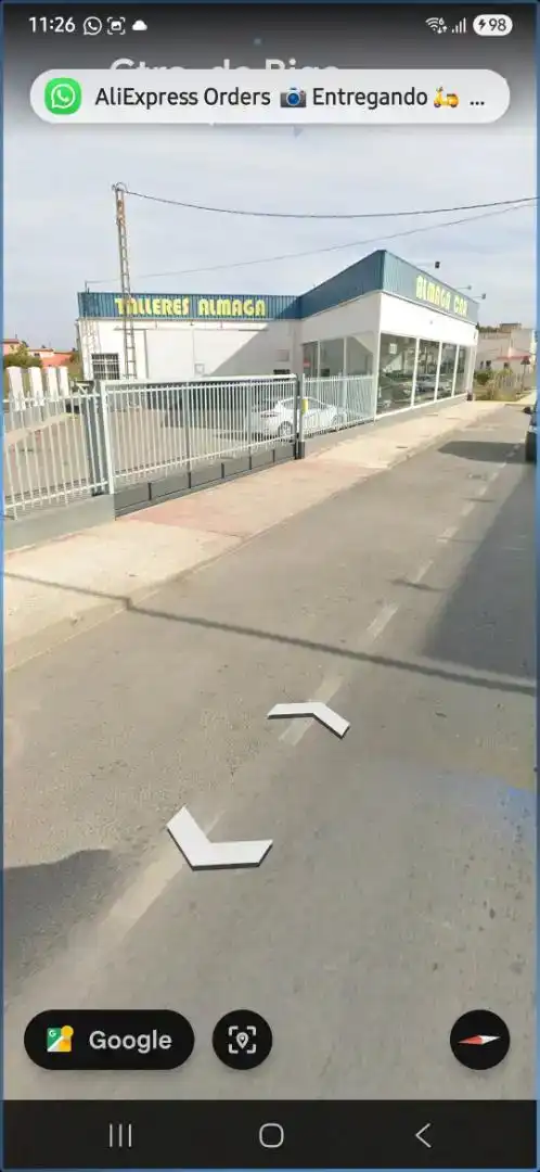 Außenansicht von Fabrikhallen zur Miete in Orihuela