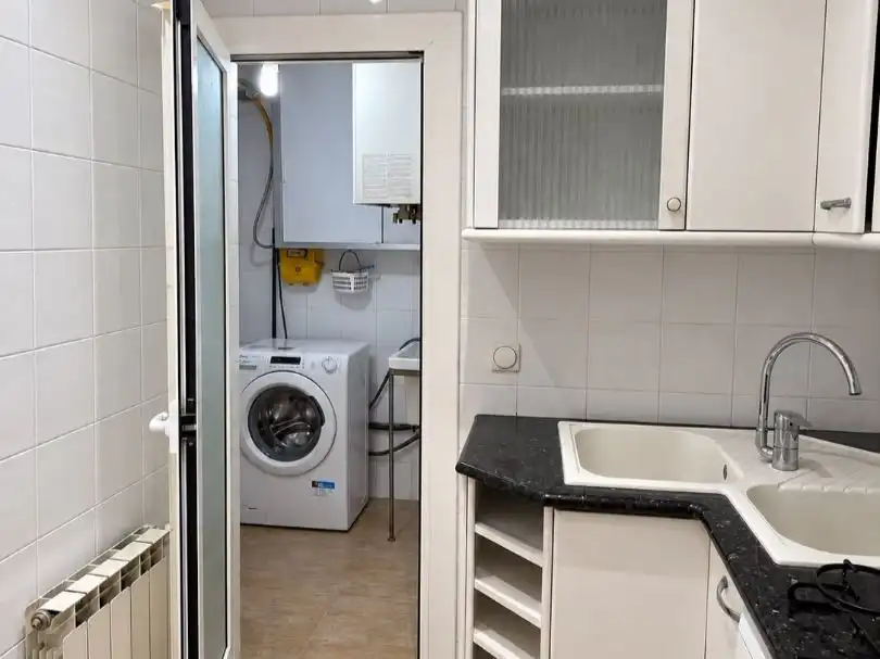 Kitchen of Flat for rent in Granollers  with Air Conditioner, Heating and Oven