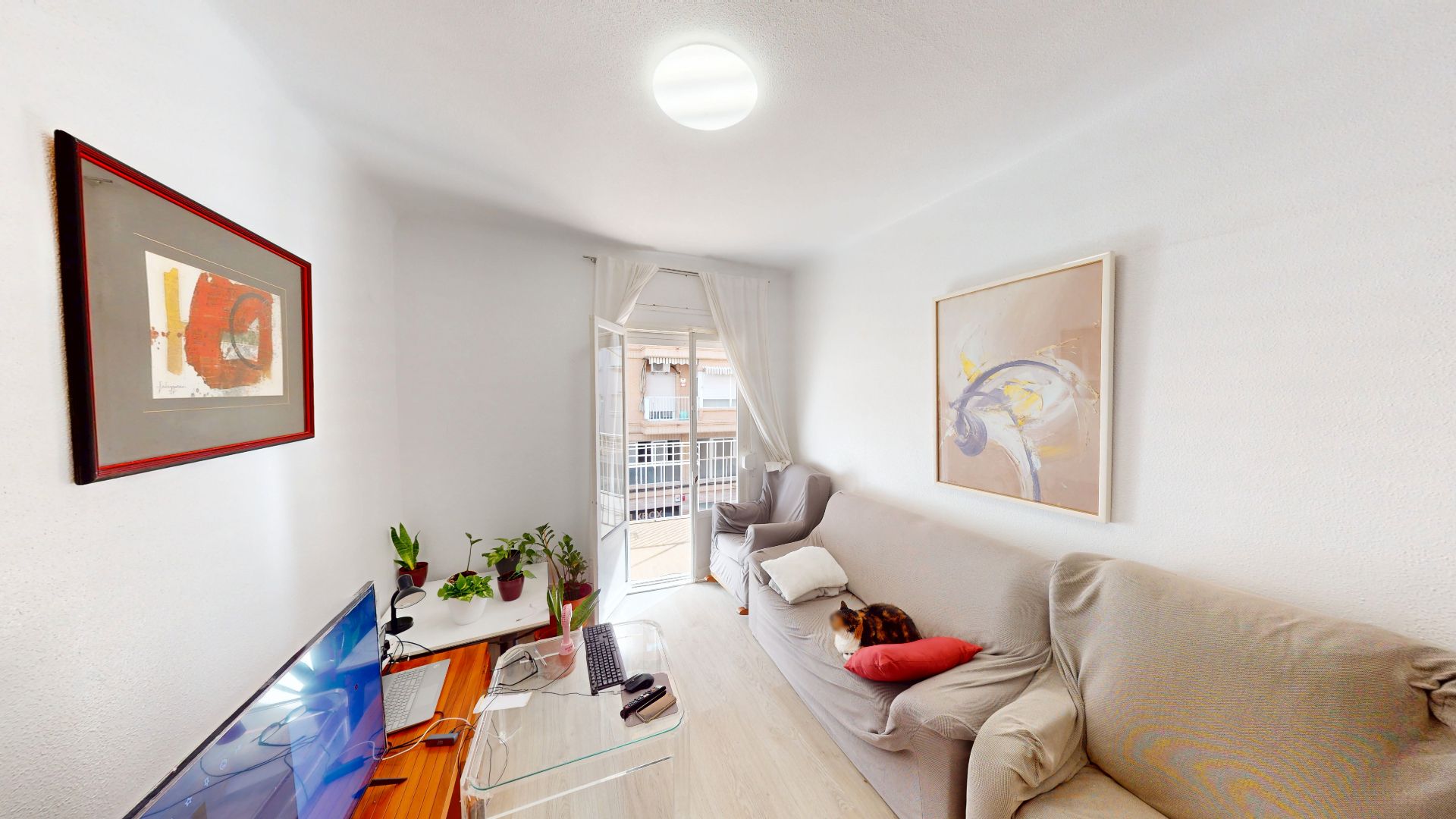 Schlafzimmer von Wohnung zum Verkauf in Elche / Elx mit Terrasse, Möbliert und Balkon