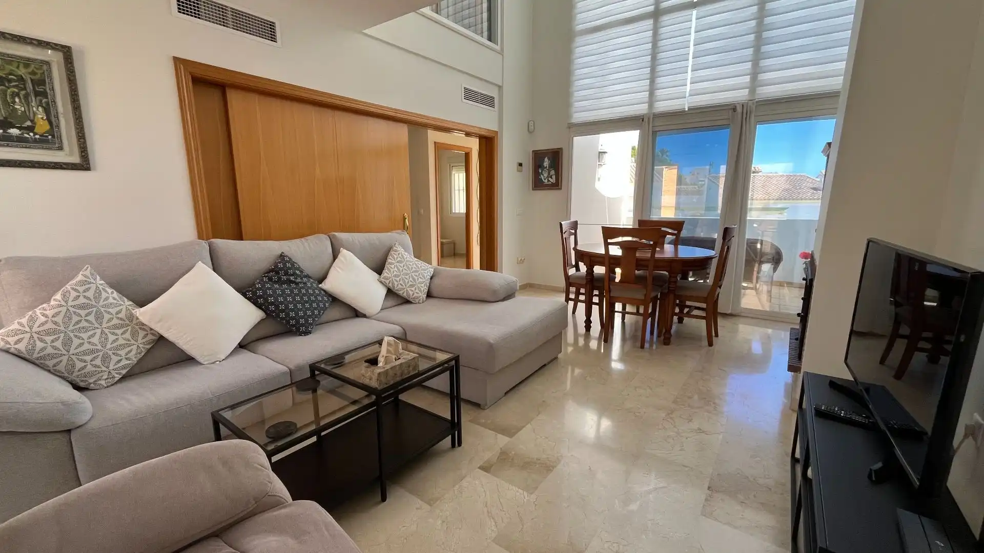 Living room of Houses for sale in La Nucia  with Air Conditioner, Heating and Private garden