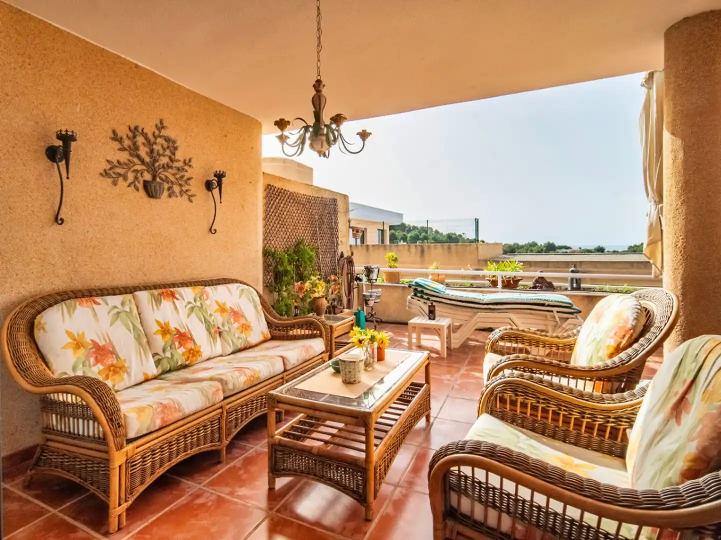 Terraza de Apartamento en venta en Altea con Aire acondicionado, Calefacción y Jardín privado