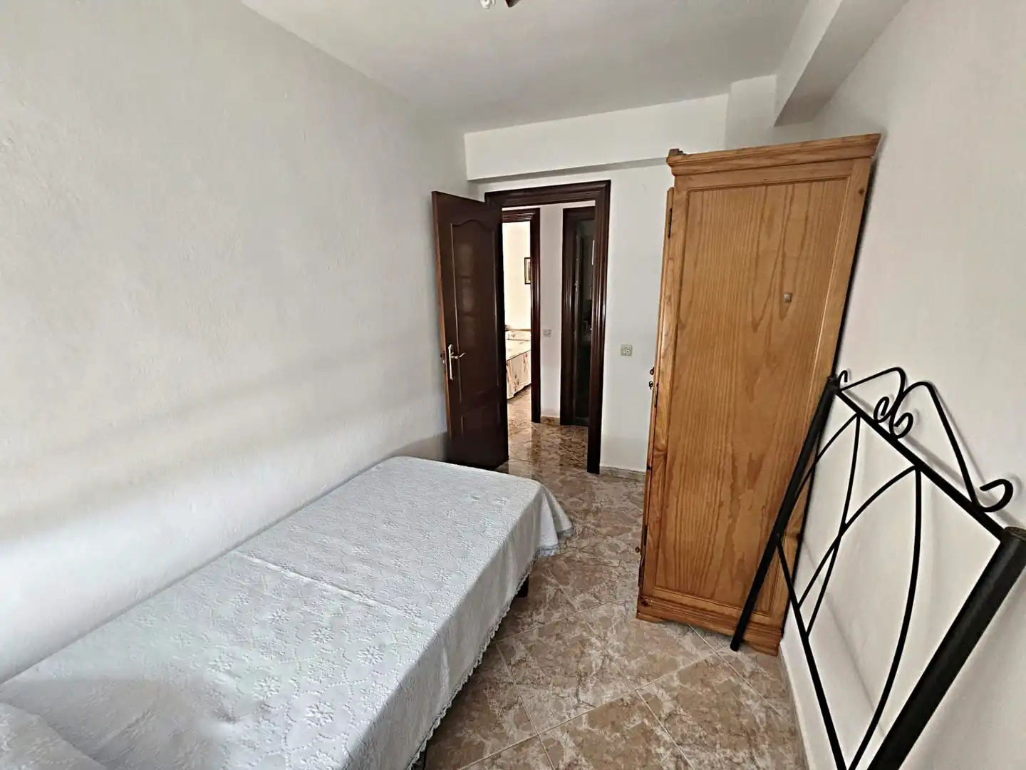 Bedroom of Flat for sale in Málaga  with Furnished