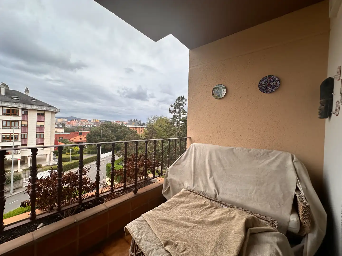 Balcony of Flat for rent in Santander  with Heating, Parquet flooring and Terrace