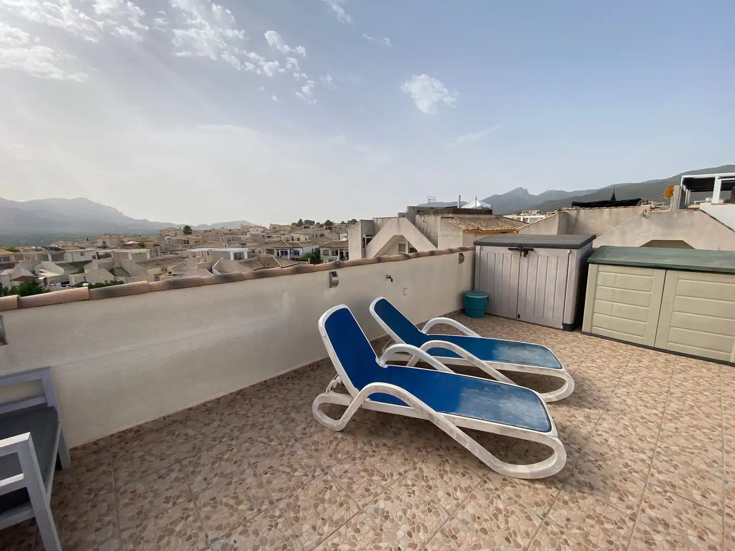 Terrassa de Apartament en venda en Castalla amb Aire condicionat, Jardí privat i Terrassa