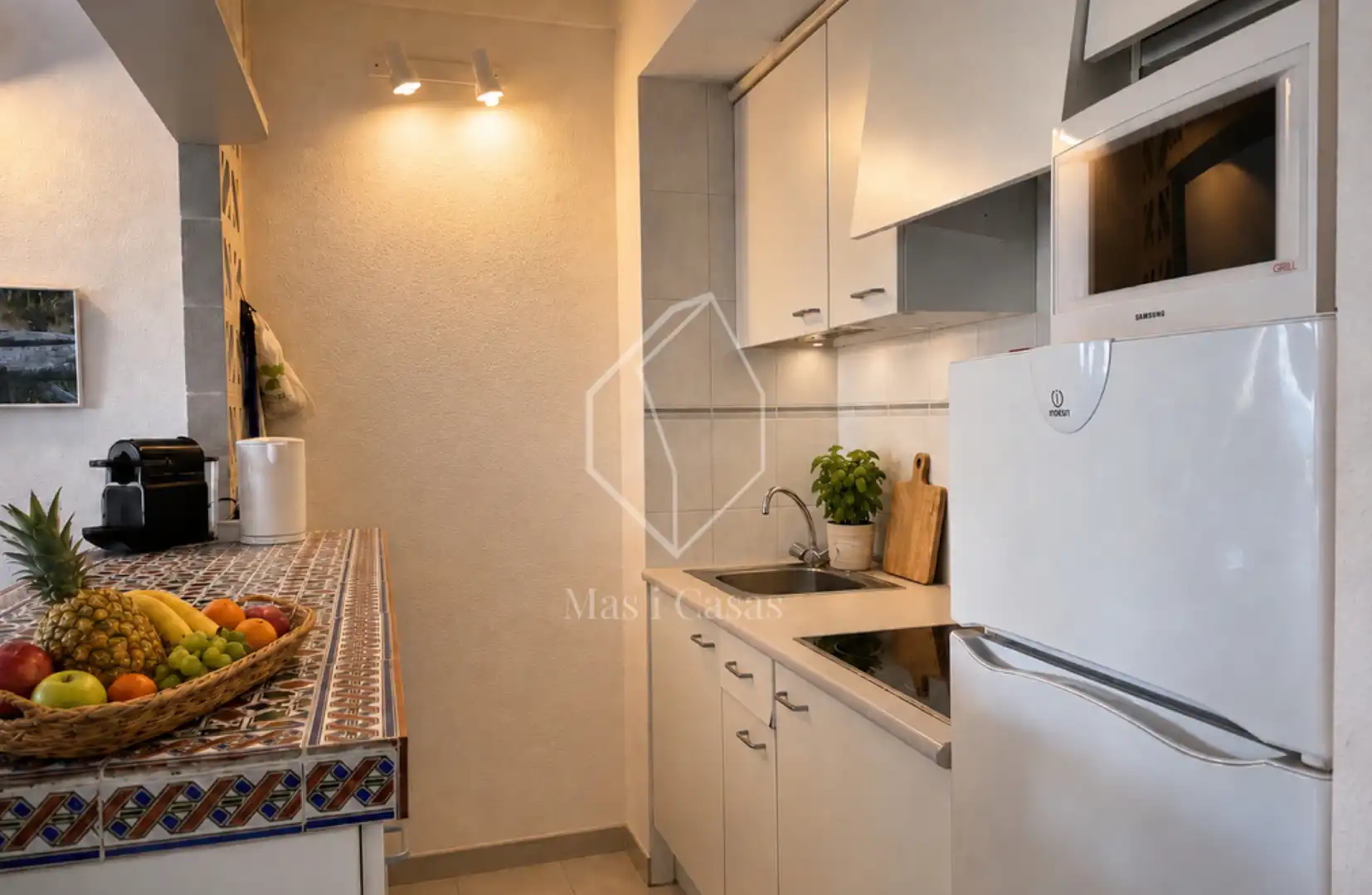 Cocina de Apartamento en venta en L'Escala con Terraza, Amueblado y Balcón
