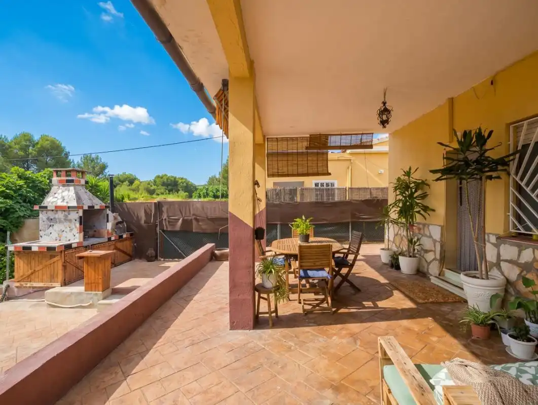 Terraza de Casa o chalet en venta en Simat de la Valldigna con Calefacción, Jardín privado y Terraza
