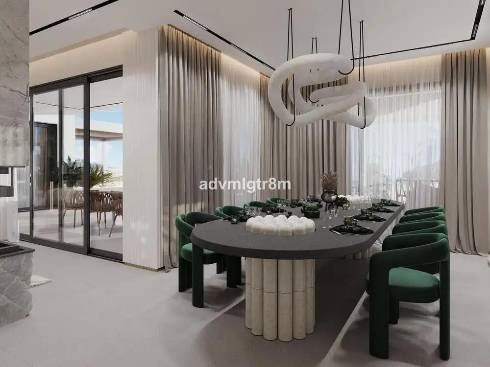Menjador de Casa o xalet en venda en Marbella amb Aire condicionat, Jardí privat i Terrassa