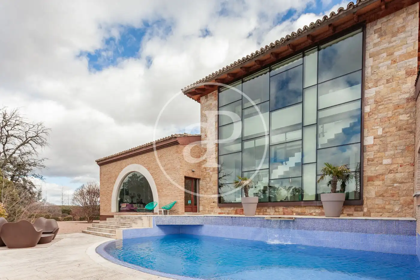 Piscina de Casa o xalet en venda en Ciudalcampo amb Aire condicionat, Calefacció i Jardí privat