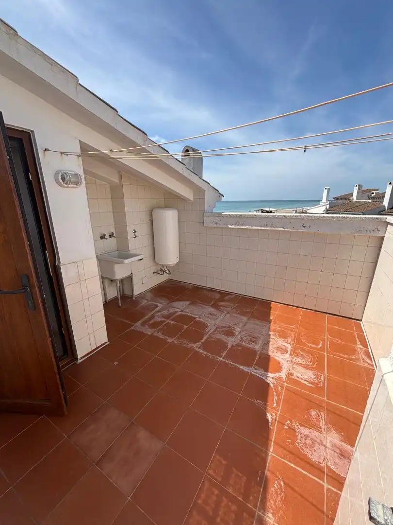 Terraza de Casa adosada en venta en Vandellòs i l'Hospitalet de l'Infant con Aire acondicionado, Jardín privado y Terraza