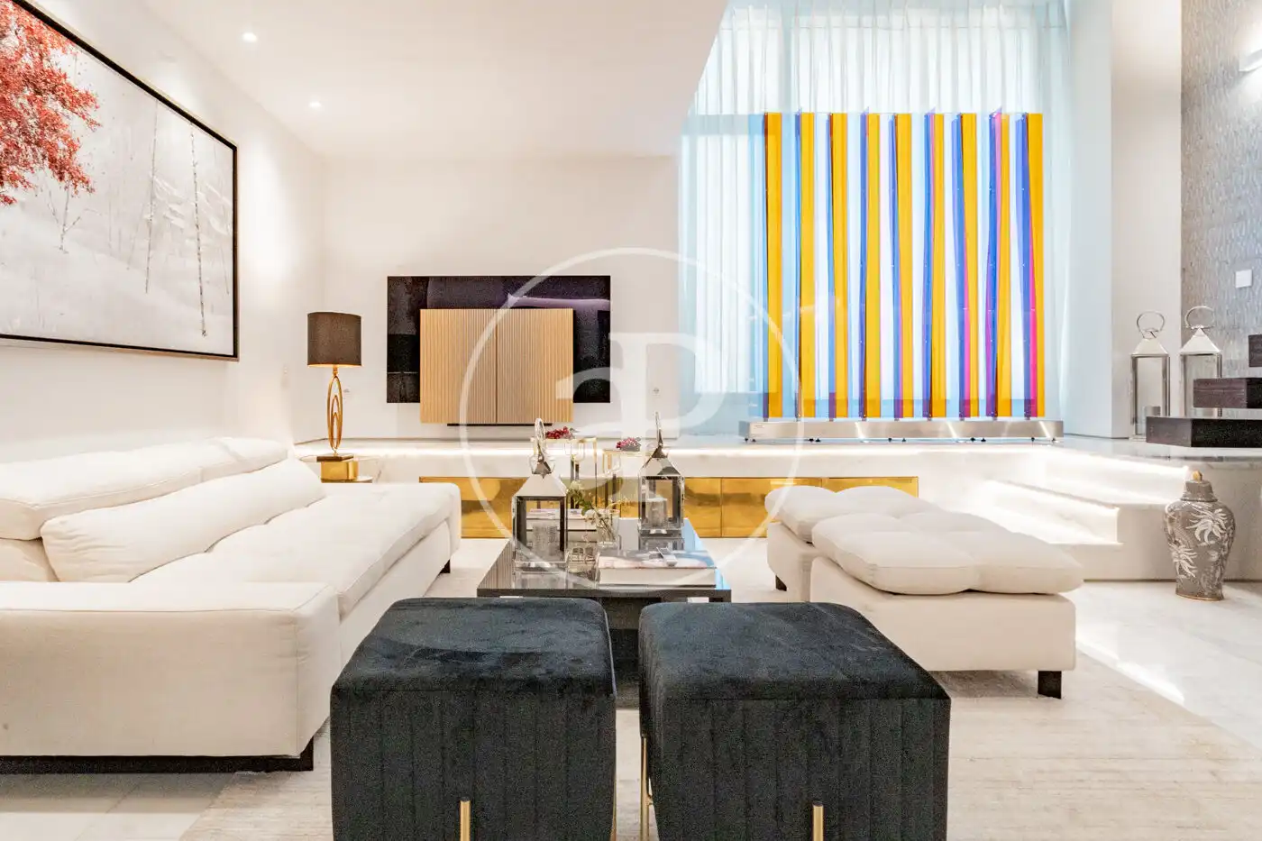 Sala de estar de Piso en venta en Madrid con Aire acondicionado, Calefacción y Jardín privado