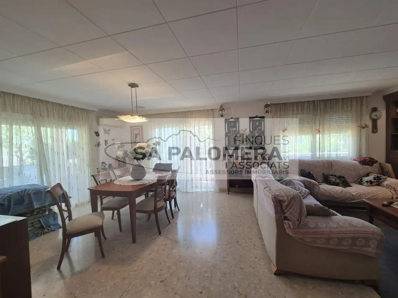 Sala de estar de Casa o chalet en venta en Blanes con Aire acondicionado, Jardín privado y Terraza