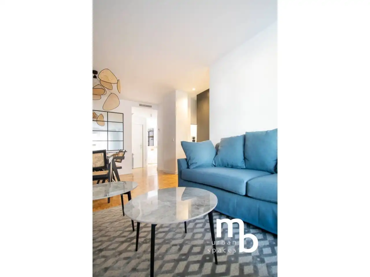 Sala de estar de Piso de alquiler en Madrid con Aire acondicionado, Calefacción y Parquet