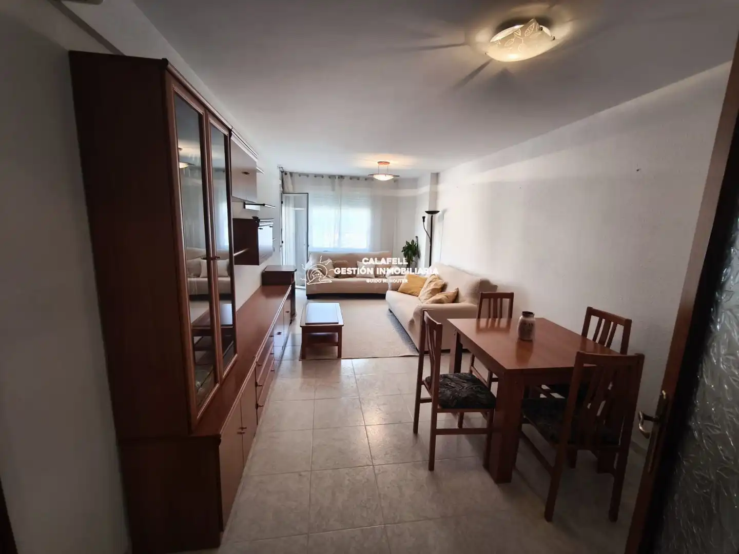Wohnzimmer von Wohnung zur Miete in Calafell mit Klimaanlage, Heizung und Terrasse