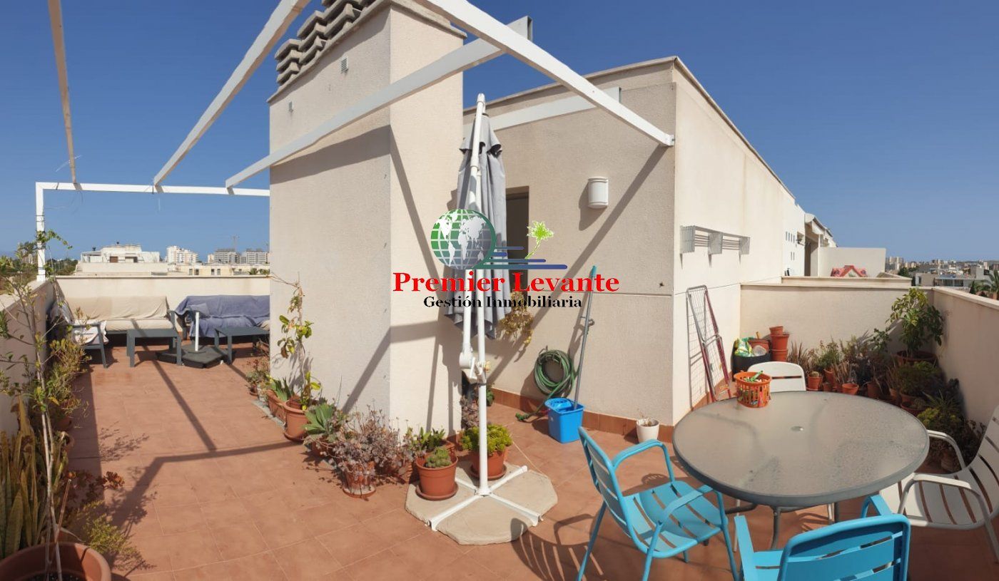 Terrassa de Àtic de lloguer en Alicante / Alacant amb Aire condicionat, Jardí privat i Terrassa