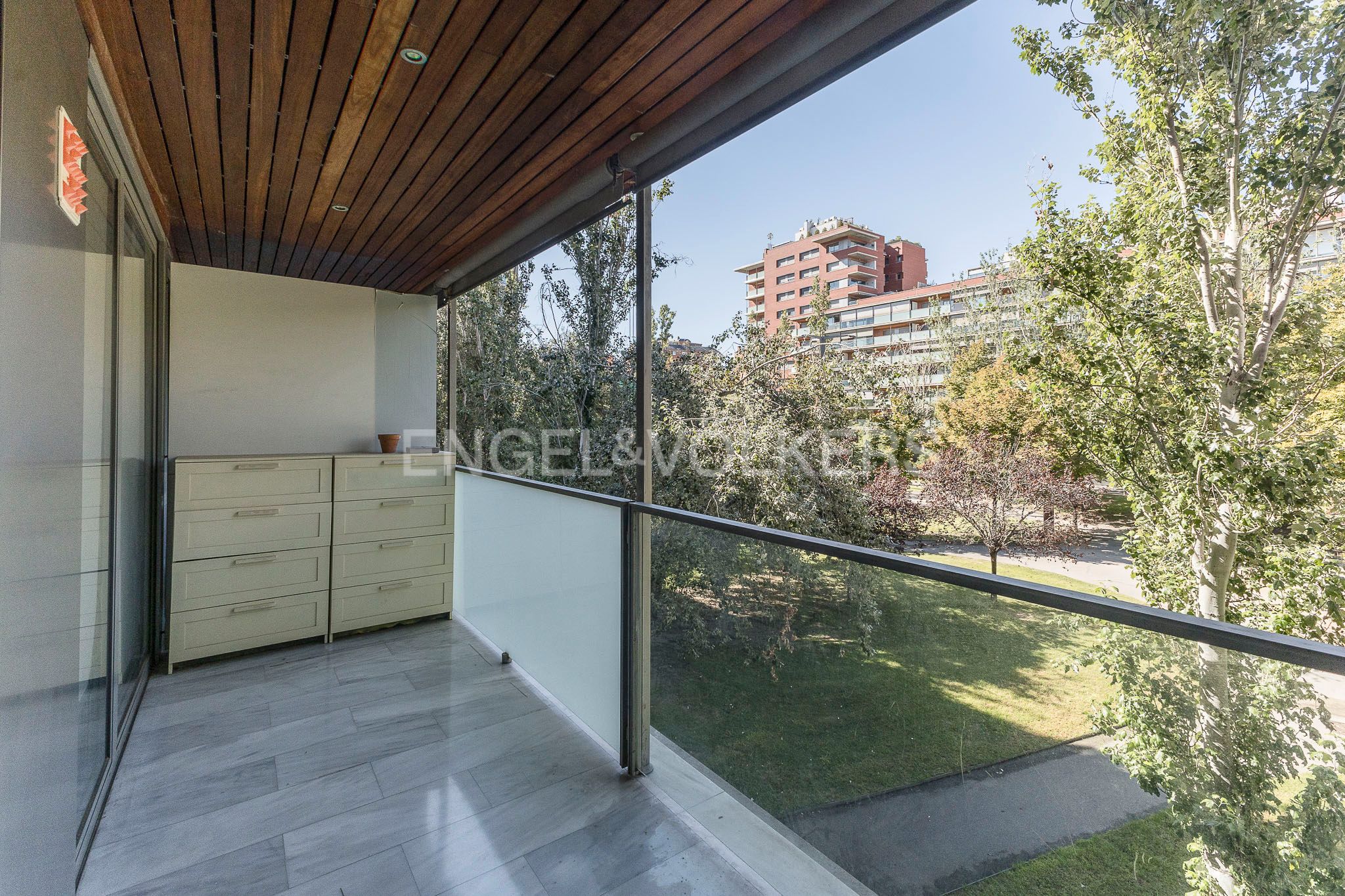 Terrace of Apartment to rent in  Barcelona Capital  with Air Conditioner, Heating and Private garden
