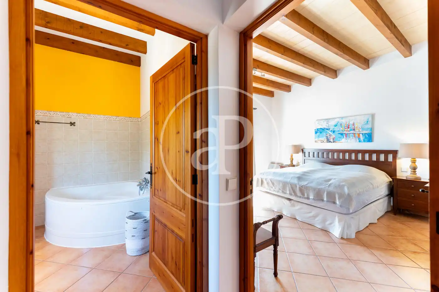 Bedroom of Houses for sale in Algaida  with Air Conditioner, Heating and Private garden