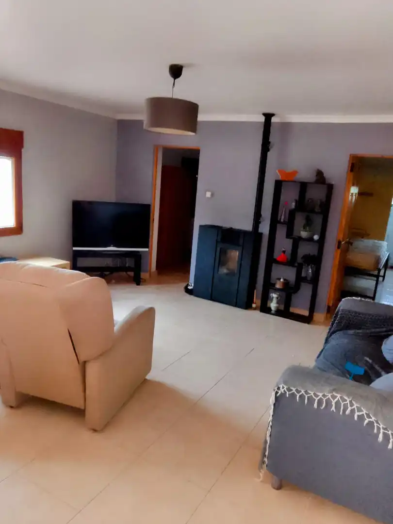 Sala d'estar de Casa o xalet en venda en Beneixama amb Aire condicionat, Calefacció i Jardí privat